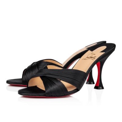 Sandalias Nicol Is Back Christian Louboutin Mujer - Negros/Beige - 1215037Q501